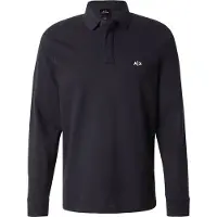 Armani Exchange per uomo. XM001288AF17321UB101 Polo Relax marine (S), Casual, Cotone, Manica lunga, Navy