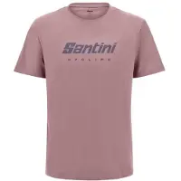 Santini Coloured Branded T-Shirt T-shirt (XL, fuchsia)