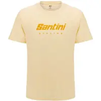 Santini Coloured Branded T-Shirt T-shirt (L, beige)