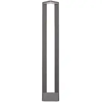 LUCANDE lampione a LED Jeny, 100 cm, antracite, alluminio