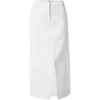 Scotch & Soda Workwear Midi Skirt With Front Slit Eggnog Taglia: L | Minigonne Outlet | Donna | Bianco