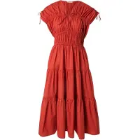 Scotch & Soda Vestito Midi A Maniche Corte Gathered Tied