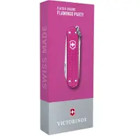 Victorinox Classic SD Alox Colors, Flamingo Party 0.6221.251G coltellino svizzero