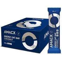 Amacx Scatola Di Barrette Energetiche Coco Avena 50g 12 Unità