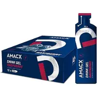 Amacx Scatola Di Gel Energetici Lampone 60ml 12 Unità