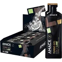 Amacx Scatola Di Gel Energetici Turbo Cola Lime 60ml 12 Unità