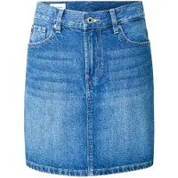 Pepe Jeans per donna. PL9011244A2 Minigonna blu (S), Casual, Cotone, Denim