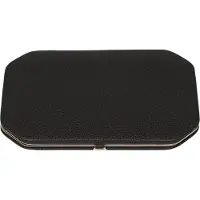 Windrose Beluga Scatola per gioielli Vera Pelle 17.5 cm nero
