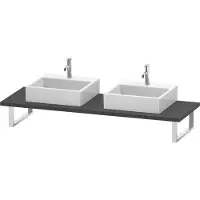 Duravit Consolle DuraStyle 80-200x55cm, 2 A., spessore 3cm, grafica ma
