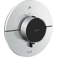 Axor hansgrohe ShowerSelect ID thermostat, encastré, rond, 2 consommateurs, combinaison de sécurité intégrée, 36751000, 36751000