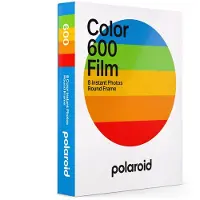 Polaroid Pellicola A Colori 600 Con Cornice Rotonda 8 Foto Istantanee