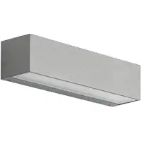Arcchio applique da esterni LED Lengo, 25 cm, a 2 luci, grigio, CCT