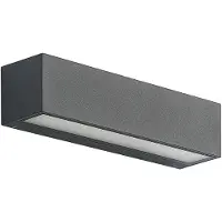 Arcchio , applique a LED Lengo, 25 cm, 1 lampada, antracite, CCT