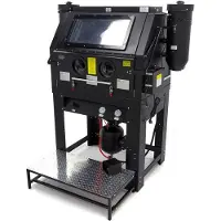 HBM SBC 990 cabina di sabbiatura ad alta pressione con 2 aspiratori