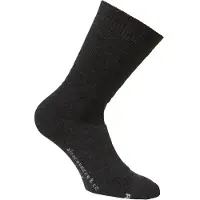 Alpacasocks Merino Hiking 2-Pack Solid Calze merino (36-39, nero)