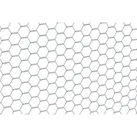 Alberts 614133 Rete esagonale, zincata, maglia 13 x 13 mm, altezza 100 cm, lunghezza 25 m