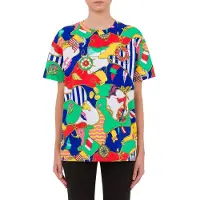 Moschino T-shirt In Jersey Allover Nautical Multicolor Taglia: S | Maglie Sportivi Outlet | Donna