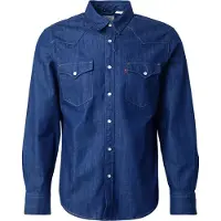 Levi's Giacca di mezza stagione 'Barstow Western Standard Fit Shirt' blu denim