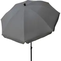 Aktive Ombrello attivo con protezione UV 240 cm Grigio Grigio Taglia unica