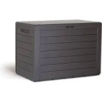 Prosperplast Baule Da Giardino In Legno 190l 78x43.3x55 Cm