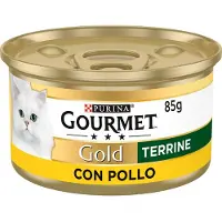 Purina Terrina Di Pollo Gourmet Per Gatti 24x85g Oro