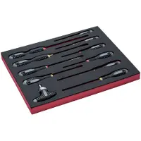 Bahco Set Di Cacciaviti For Slotted And Phillips In Foam Tray 2-3 Fit&go 11 Unità