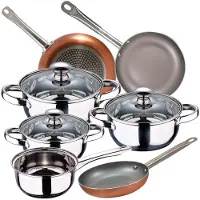San Ignacio Set Di Pentole E Padelle 18/22/26 Cm Pk3734 7 Pezzi