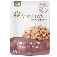 Applaws Gelatina Di Filetto Di Tonno E Salmone 16x70g Cibo Umido Per Gatti