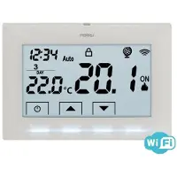 Perry Ellis Perry 1TX CR029WIFI Termostato WiFi con timer per montaggio a parete 1TXCR029WIFI bianco