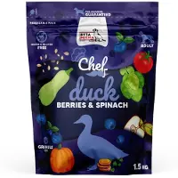 SytaMicha SYTA MICHA Chef, paté di anatra, frutti di bosco e spinaci - cibo secco per cani - 1,5 kg