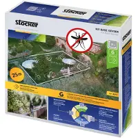 Stocker Kit Di Base Anti-zanzare Per Geyser Con Tubo. 10 Ugelli. 10 Raccordi A T. 3 Tappi Finali E 5 Supporti Per Tubo 25 M