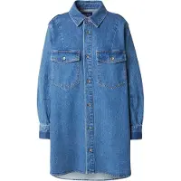 Scotch & Soda Washed Denim Mini Shirtdress — Art From The Heart Taglia: 36 | Abiti in T-Shirt Outlet | Donna | Blu