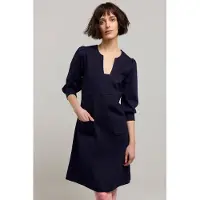 Summum Woman Dress With Pockets Punto Milano Night Sky Taglia: 34 | Abiti Mini Outlet | Donna | Nero