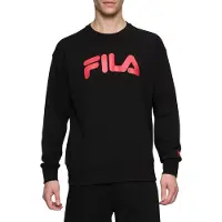 FILA Lusigny Loose Crew Black-true Red Taglia: XS | Maglioni a maglia Outlet | Uomo | Rosso