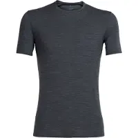 Icebreaker Anatomica S/S Crewe Intimo lana merinos Uomo (XL, grigio)