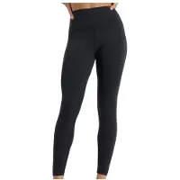 New Balance Women's Sleek Pocket High Rise Legging 25'' Leggings da running Donna (XXS, nero)