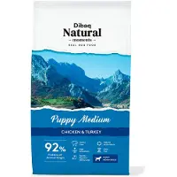 Dibaq Cibo Per Cani Al Pollo E Tacchino Natural Moments Puppy Medium 3kg