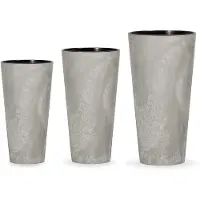 Wellhome Vaso Da Fiori Tubus Slim Pk2953 Set S 3 Unità
