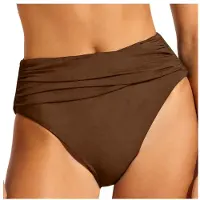 Seafolly Women's Collective High Waist Wrap Front Pant Parte inferiore bikini Donna (32, arancione)