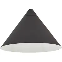 LINDBY Lampada ad arco Triangolo, nera, altezza 195 cm, metallo E27