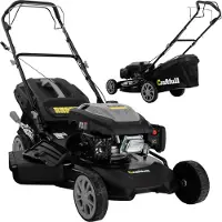 Craftfull Rasaerba a benzina Premium CR-196-30 | semovente - larghezza di taglio 53 cm - 4 in 1 - taglio - mulching - scarico posteriore e laterale - pieghevole
