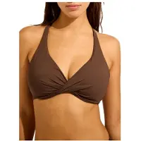 Seafolly Women's Collective Wrap Front F Cup Bra Parte superiore bikini Donna (40, arancione)