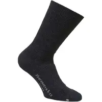 Alpacasocks Merino Hiking 2-Pack Solid Calze merino (45-48, nero)