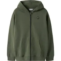 Name it Giacca di felpa 'NKMVimo' verde scuro