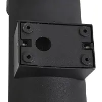 LUCANDE applique da esterno Zanta, altezza 19,7 cm, IP65, nero