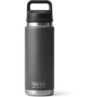 Yeti Rambler Bottle 26oz Chug Cap, Charcoal Grey, tazza thermos con coperchio, 769 ml