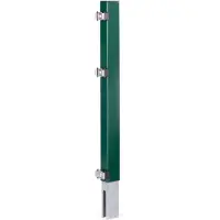 Alberts 672669 Alza steccati Erhard, per alzare semplicemente una recinzione a due picchetti esistente, verde, altezza 600 mm, per pali 60 x 40 mm