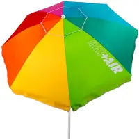 Aktive Ombrellone Da Spiaggia Antivento Con Protezione Uv50 220 Cm