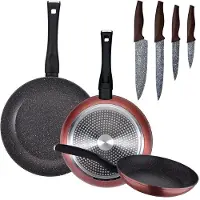 San Ignacio Set Di Padelle E Coltelli 20/24-28 Cm 7 Unità