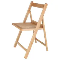 Wellhome Sedia Norte In Finitura Olio Di Faggio 43x47x79 Cm